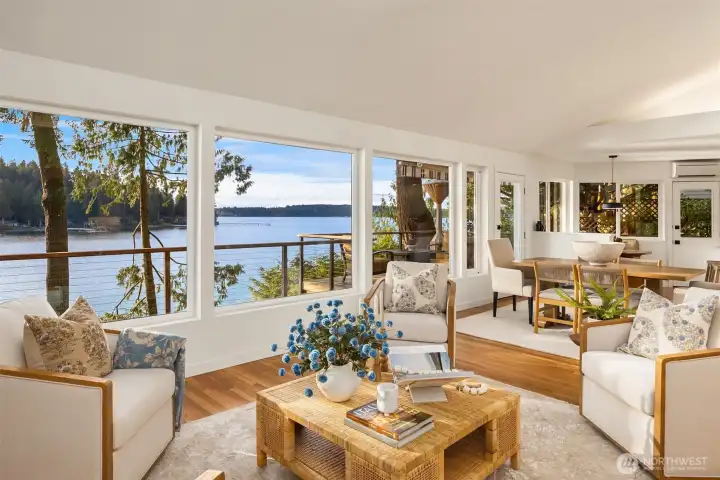 Spectacular views from every room and space in the house.