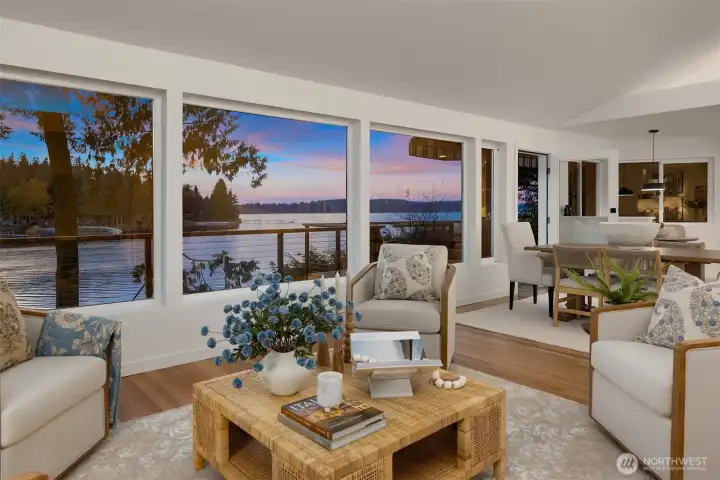 Spellbinding sunsets and twilights.