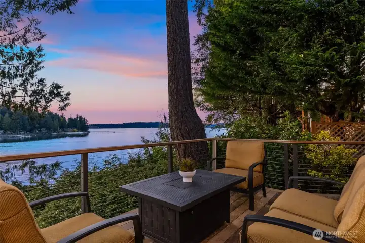 Unwind at day's end.