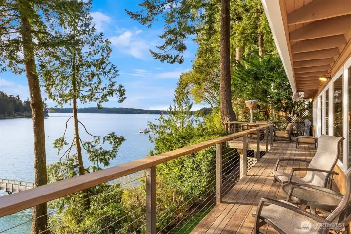 Solid Ipe (Ironwood) decking.