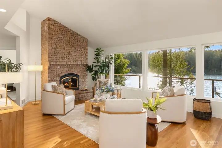 Brand new hardwoods throughout main.