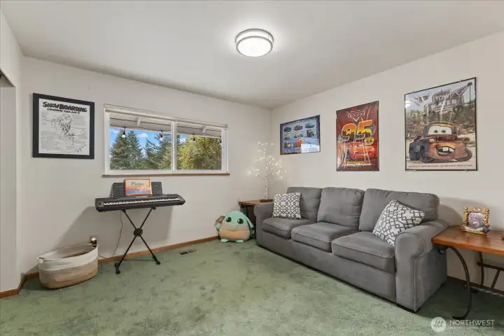 Upstairs flex room