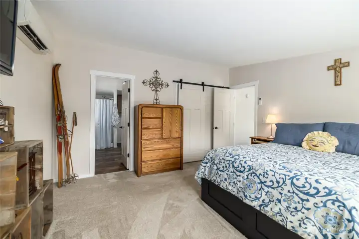 Primary with walk-in closet