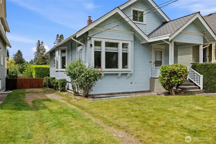 More than enough space for parking and backyard access.