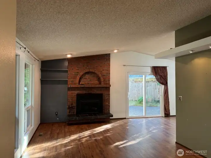 Enter your new home to a vaulted living space with lots of light. Enter your new home to a vaulted living space with lots of light.