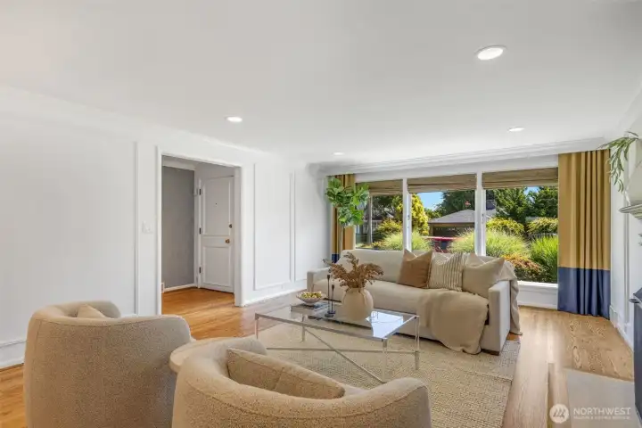 Oversized living room with walls of windows! Oversized living room with walls of windows!
