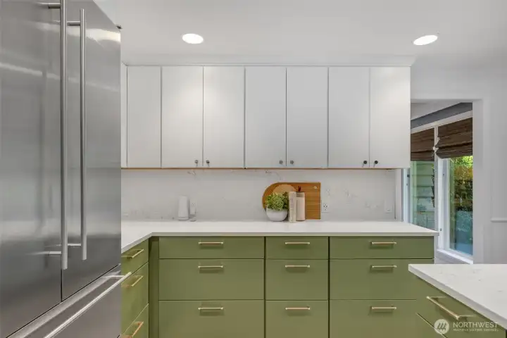 Abundant counter space in this chef's kitchen Abundant counter space in this chef's kitchen