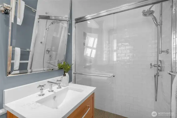 Primary 3/4 bathroom Primary 3/4 bathroom