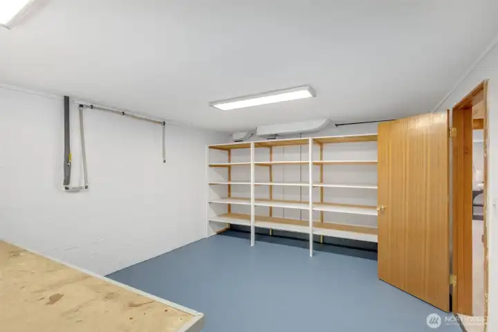 Large storage room Large storage room