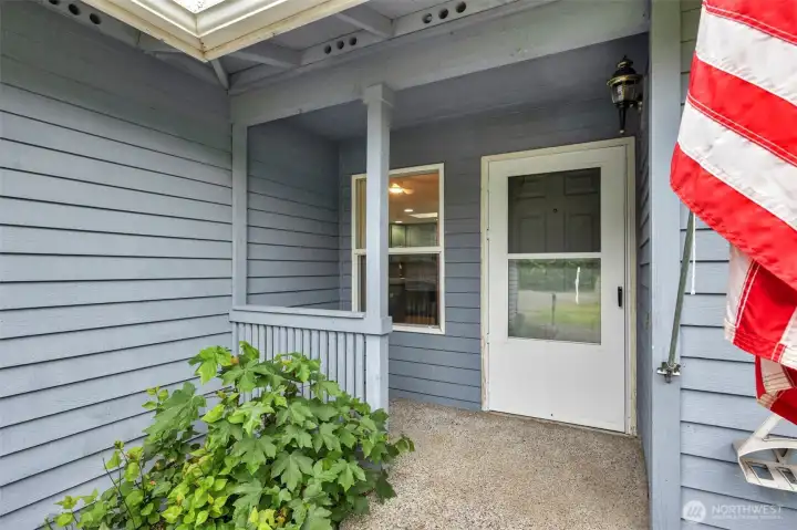 Front entry into home