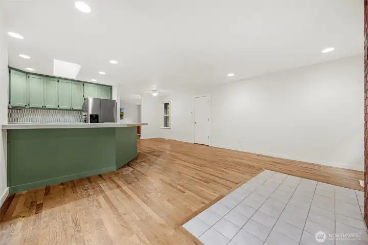 Large space for entertaining