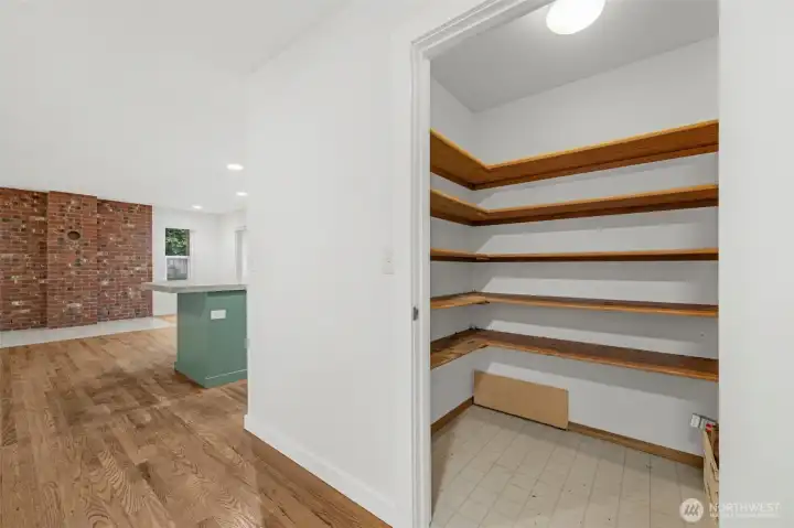 Massive walk in pantry