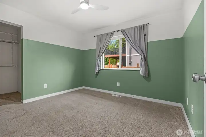 Bedroom #2 with large closet