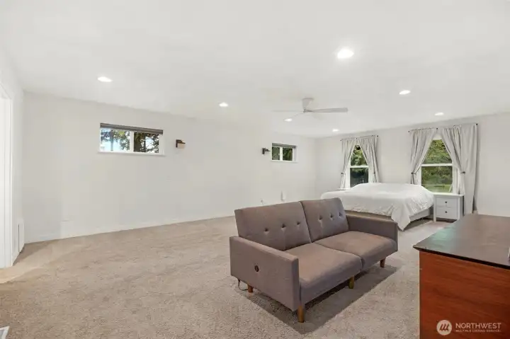 Ridiculously large primary bedroom
