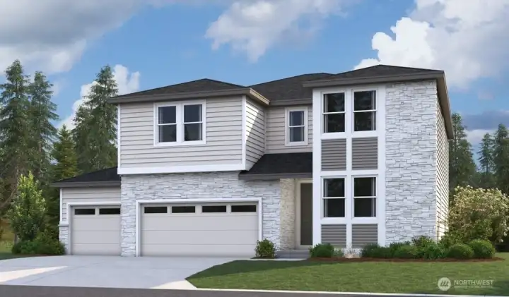 Coronado Plan. 3-Car Garage.