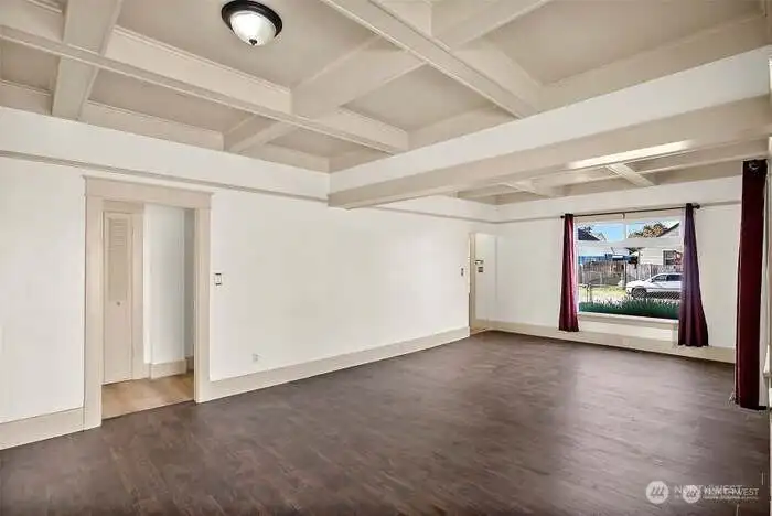 Beautiful Boxed Ceiling in Living Room to Front Door Beautiful Boxed Ceiling in Living Room to Front Door