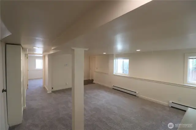 Ground floor unit living room.