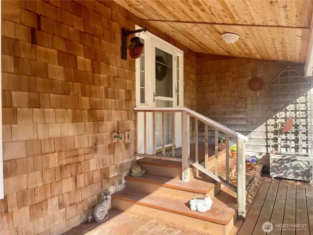 Check out the custom wood work!