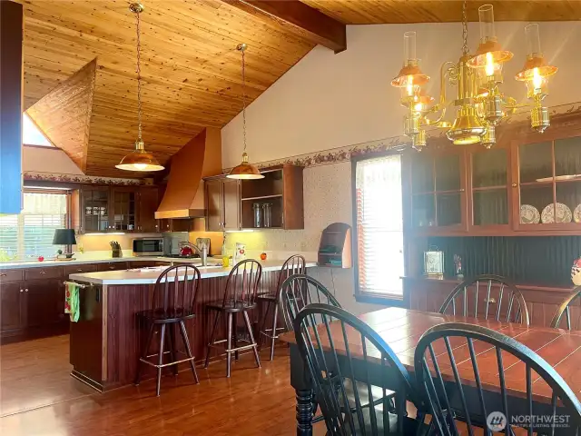 Dining room and Kitchen with double stove!
