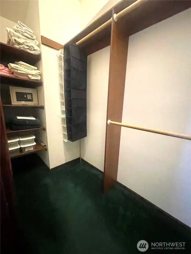 huge walk in closet