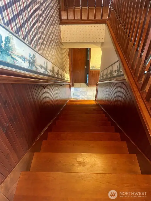 Stairs to 3rd bedroom, bath, laundry and craft room