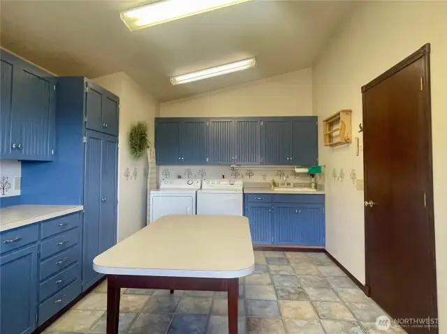 Laundry and arts and crafts room or make it what you like!
