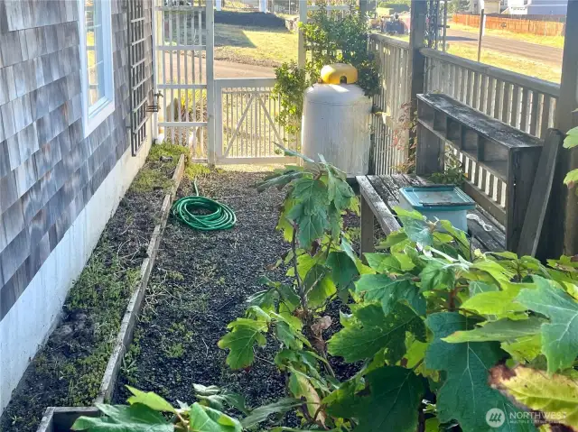 Enclosed area for gardening