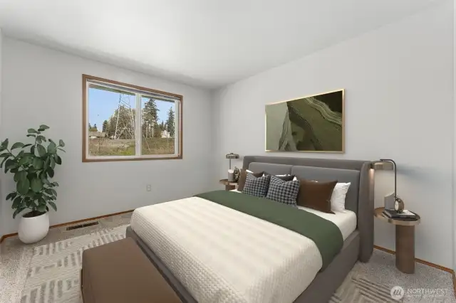 Virtually staged. Additional bedroom.