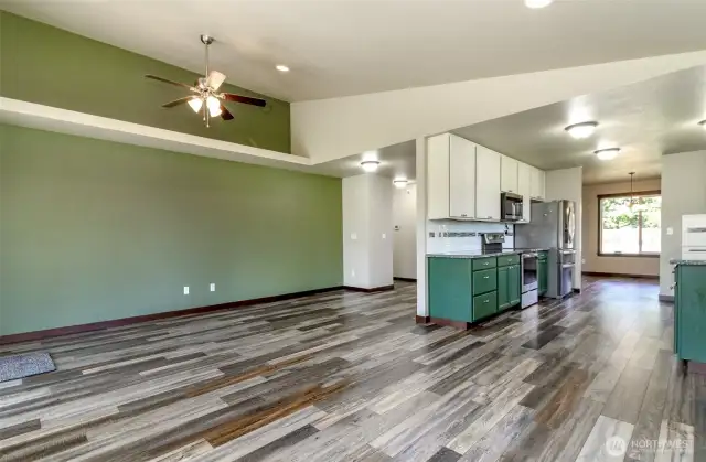 Spacious great room.
