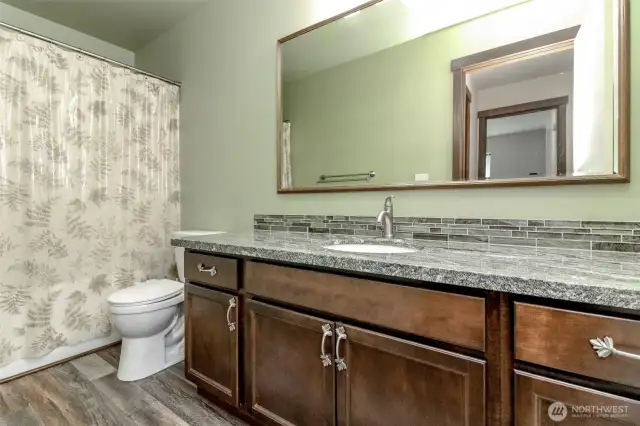 Main hall bath.