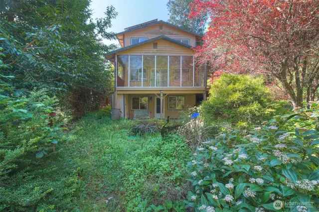 View of the Sun Room from Garden