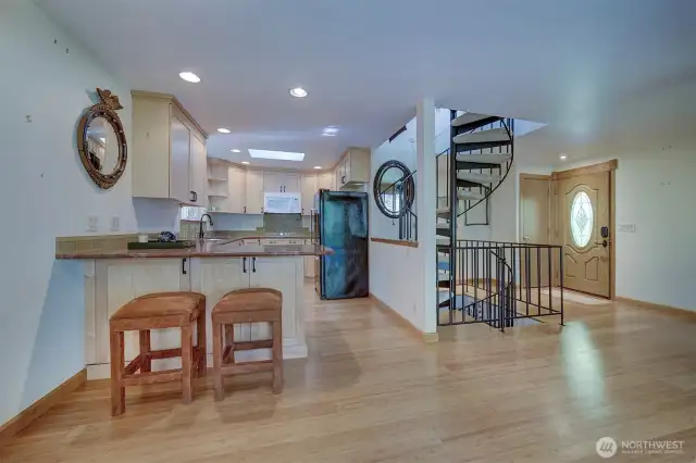 Kitchen with Granite Counters