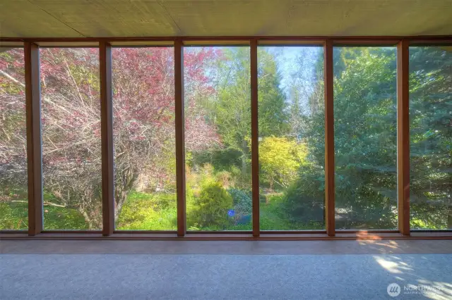 Sun Room with view of the garden