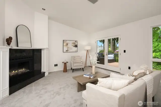 living room on main level
