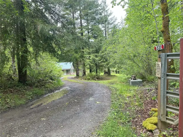View of home from Lakeness Rd.