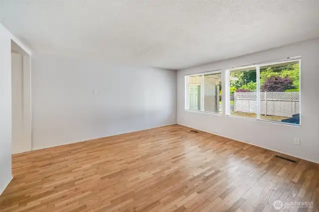 Without the staging. Look at these beautiful hardwood floors!