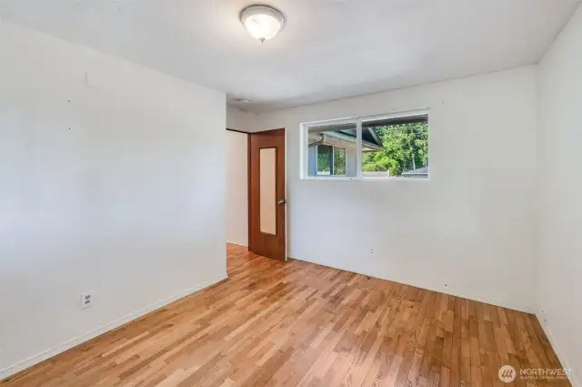 Without the staging. Look at these beautiful hardwood floors!