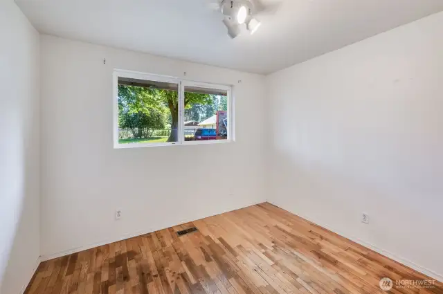 Without the staging. Look at these beautiful hardwood floors!