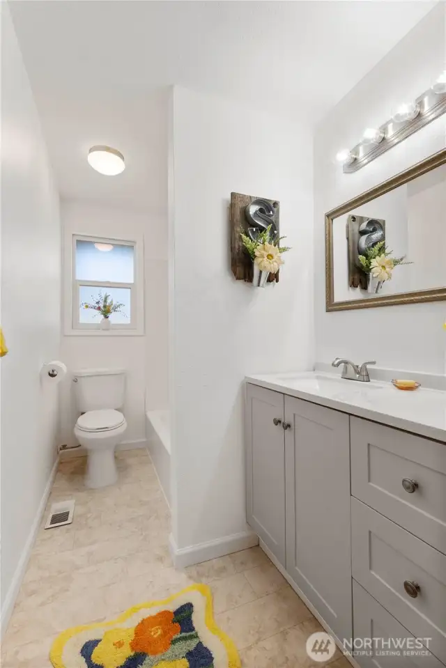 Guest bathroom recently updated.