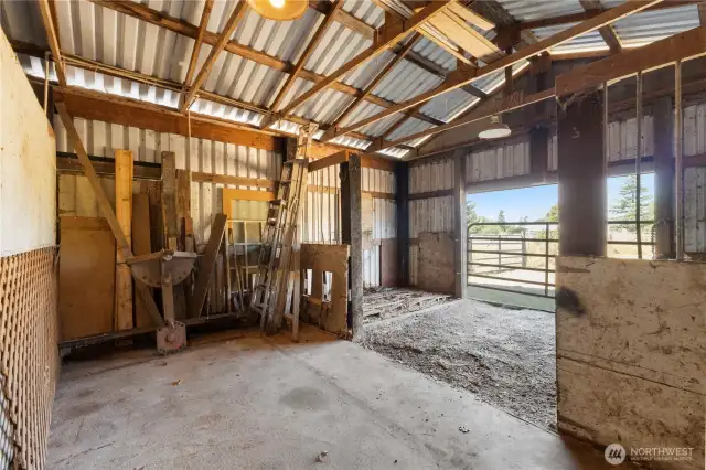 View from barn door.