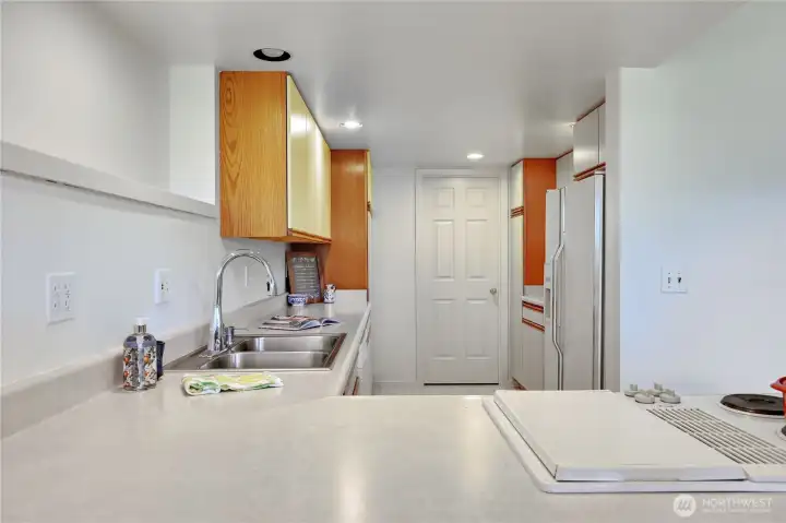 Beyond the door - Additional Storage!