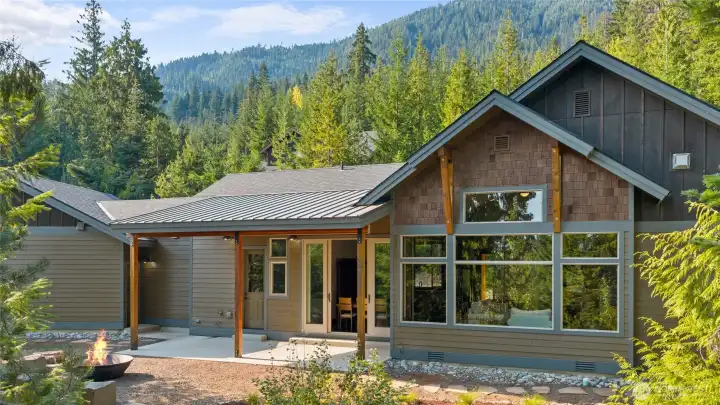 Back of home
