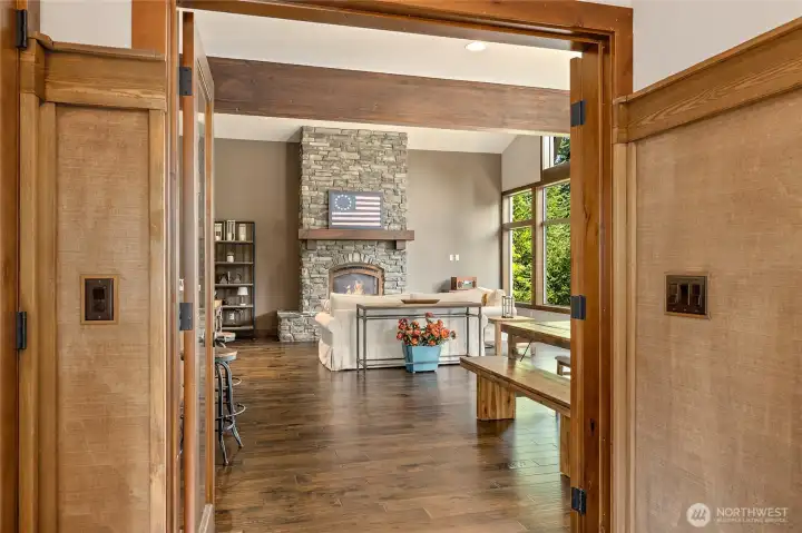 Entryway in home