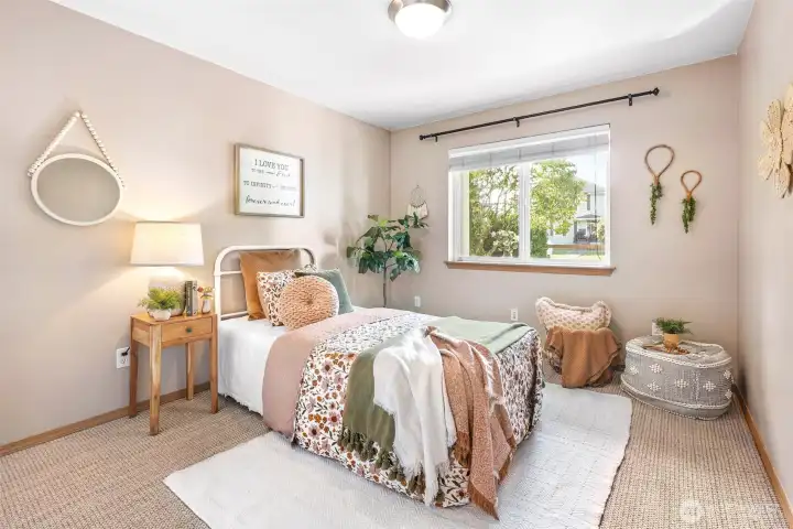 Bedroom on main level.