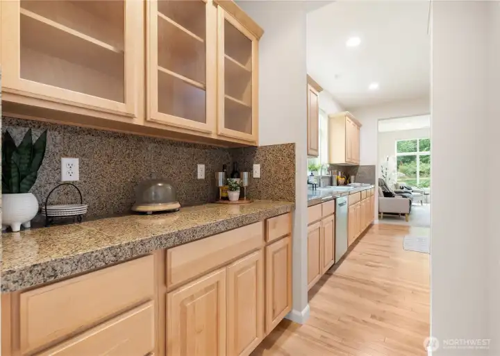 Butlers pantry, wine or coffee bar? You choose!