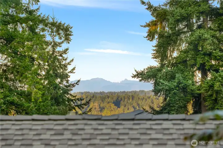 Cascade views from Primary Bedroom