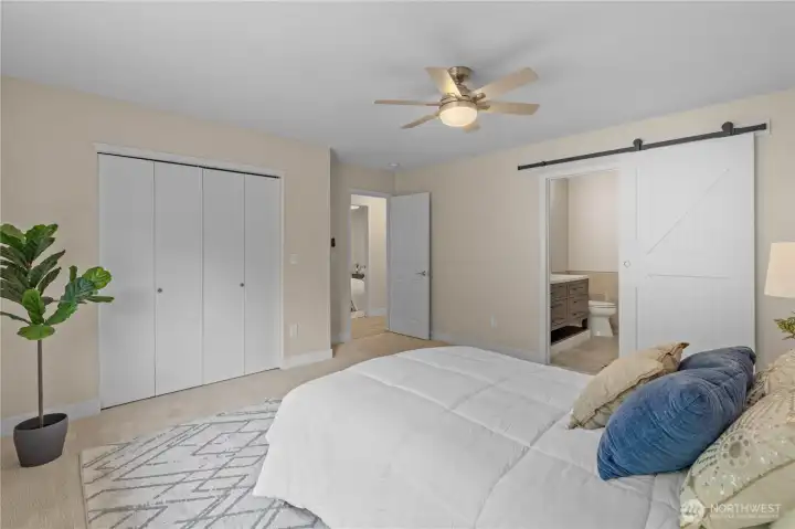 Stay cool and comfortable year-round with the stylish ceiling fan