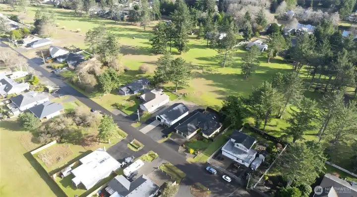 Drone View of the Golf Course