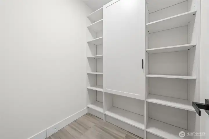 Storage Closet in Basement