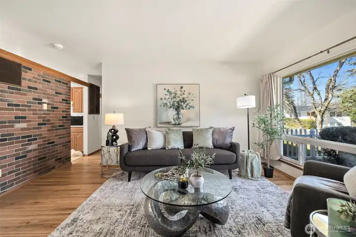 Fresh paint throughout